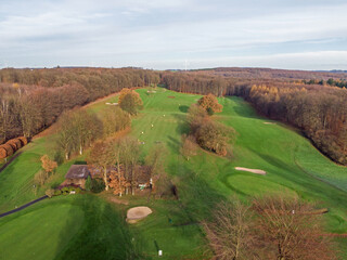 Golferparadies Luftaufnahme: Harmonie von Natur und Sport, Golf- und Landclub Bad Salzuflen...