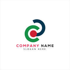 company icon in different style vector