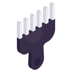 Premium download icon of comb