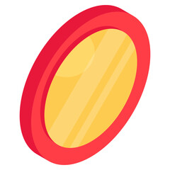 Perfect design icon of compact powder 
