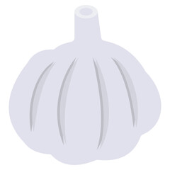 Modern design icon of garlic