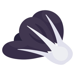 Trendy vector design of broccoli