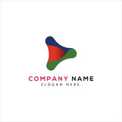 company icon in different style vector