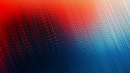 minimalist abstract design with a gradient of red to blue lines