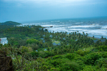 Goa Beaches, Vagator beach in goa, Vagator Beach, Goa India,