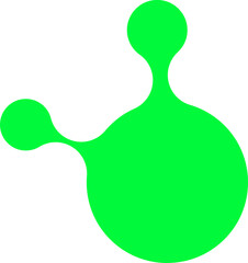 Y2K Element. Retro futuristic shape.