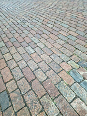 stone paving slabs urban texture street pattern road background