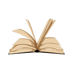 graphic book open cartoon. study store, encyclopedia dictionary, education literature graphic book open sign. isolated symbol vector illustration