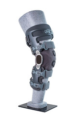 side angle of supportive knee medical brace for injury