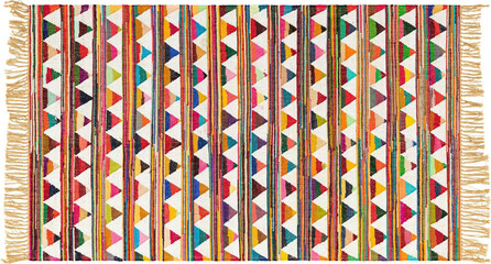 Modern geometry living area interior room rug texture fabric design