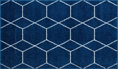 Modern geometry living area interior room rug texture fabric design