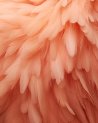 Fototapeta premium background of feathers and peach fluff