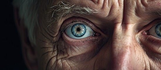 Elderly patient with cataracts