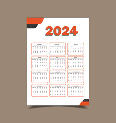 2024 Calendar I 2024 Calendar for Office