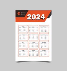 2024 Calendar I 2024 Calendar for Office