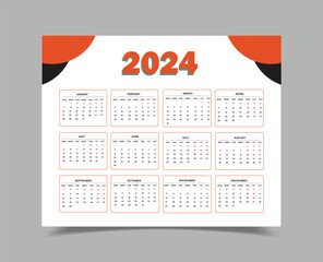 2024 Calendar I 2024 Calendar for Office