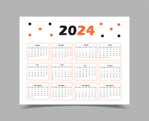 2024 Calendar I 2024 Calendar for Office