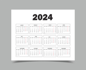 2024 Calendar I 2024 Calendar for Office