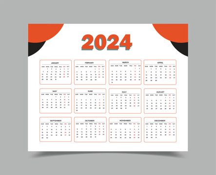 2024 Calendar I 2024 Calendar for Office