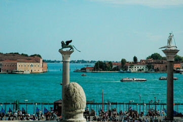 View of the Grand Canal from the Campanile,
Venice, Italy