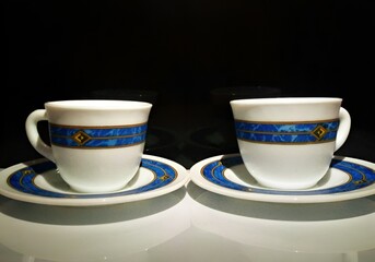 two cups of coffee