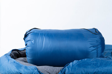Sleeping bag. A camping item designed for rest and sleep.