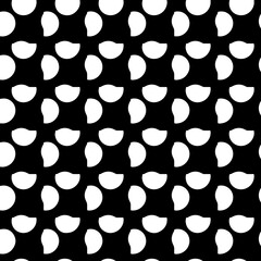White background with black pattern. Seamless texture for fashion, textile design,  on wall paper, wrapping paper, fabrics and home decor. Simple repeat pattern.