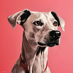 Portrait de chien - obrazy, fototapety, plakaty
