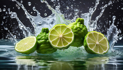 Bergamot lime and water splash