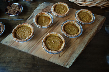 miniature pumpkin, pecan and apple pies © Schaefer Photography