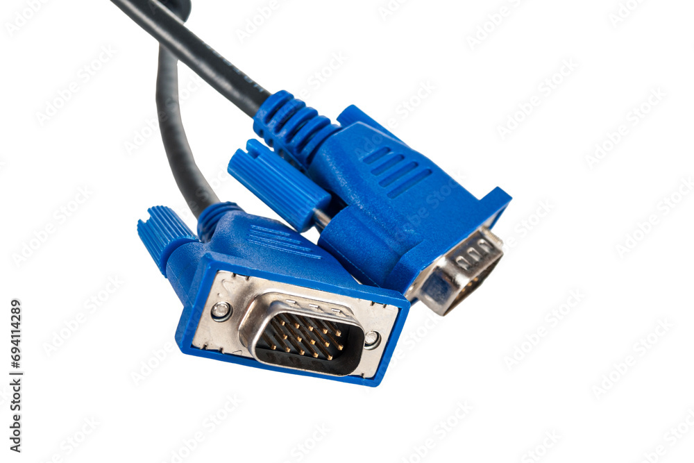 Poster vga analog video cable for connecting an external tv screen monitor to a computer laptop for watchin
