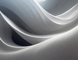 Smooth 3D curvy abstract background