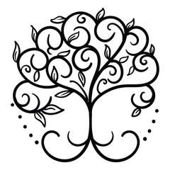 Tree of Life , Yggdrasil vector	