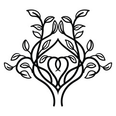 Tree of Life , Yggdrasil vector	