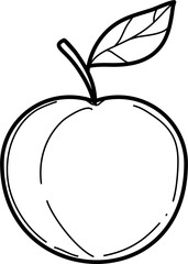 Apple Education Drawing Doodle Vector Illustration