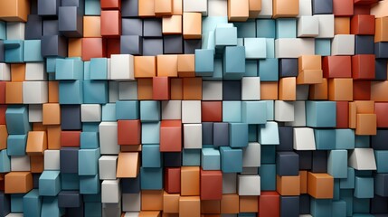 Rectangular cubist .UHD wallpaper