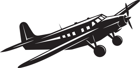 SkyMotive Symbol Flight Vector Artistry AeroGlide Icon Airborne Precision Craft