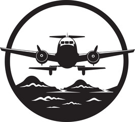 WingVision Elegant Vectorized Aviation SkyMuse Precision Airborne Symbol