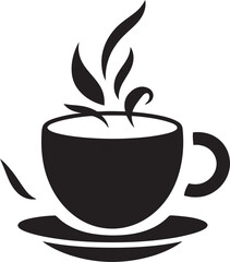 EspressoMaster Precision Vector Coffee Cup Design BrewMark Sleek Vector Coffee Cup Icon