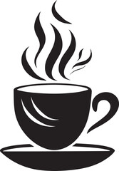 EspressoMaster Precision Vector Coffee Cup Design BrewMark Sleek Vector Coffee Cup Icon