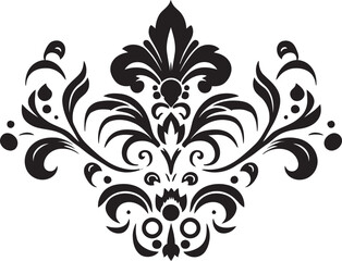 Elegance Through Florals Decor Element Logo Luxe Botanical Accents Vector Logo Design