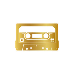 cassette tape isolated on white