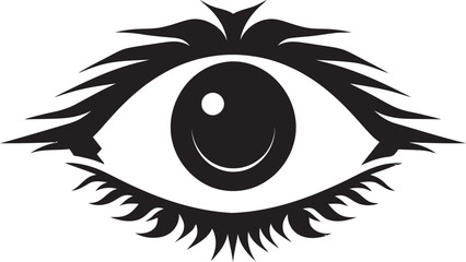 VisionMark Sleek Eye Vector Logo OpticViewGraffix Elegant Visionary Eye Design