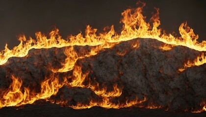 abstract fire flame rock background