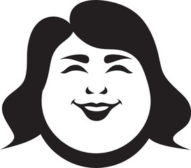 CurvesRise Sleek Empowerment Design ResilientFormGraffix Dynamic Woman Empowerment Emblem