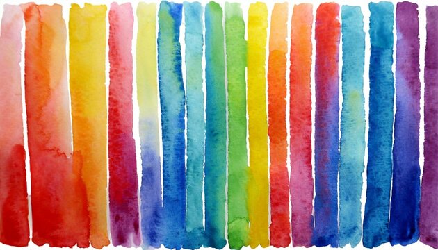 abstract striped rainbow watercolor background
