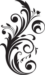 Artistic Bloom Vector Emblem Design Flourishing Charm Decorative Floral Icon