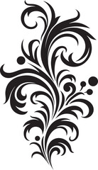 Floral Reverie Vector Emblem Icon Elegance in Bloom Decorative Floral Logo