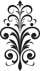 Artistic Petals Decorative Icon Emblem Flourishing Elegance Floral Emblem Design
