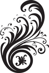 Flourishing Petals Floral Icon Emblem Petals Elegance Vector Floral Emblem